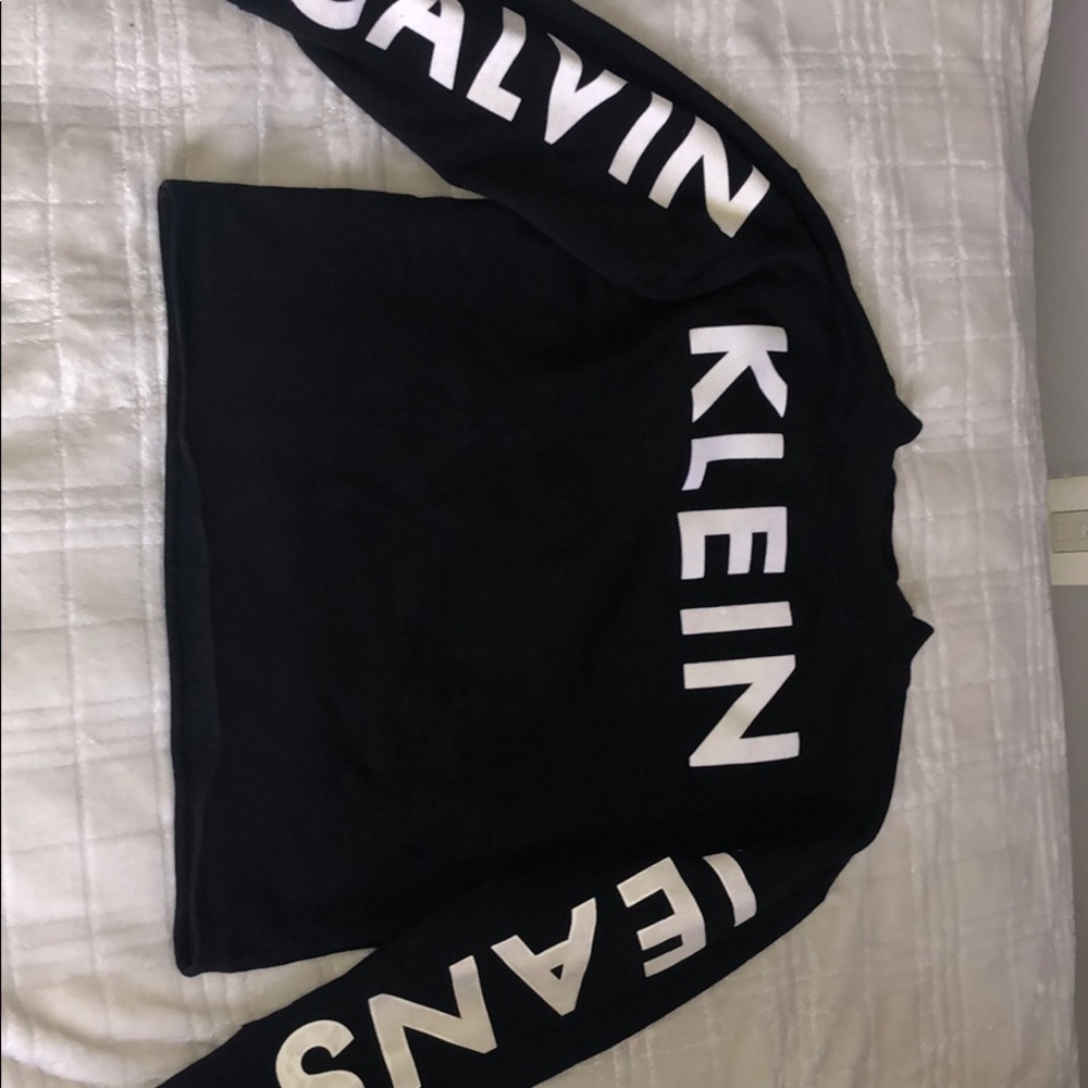 Calvin Klein sweater with sleeve detail